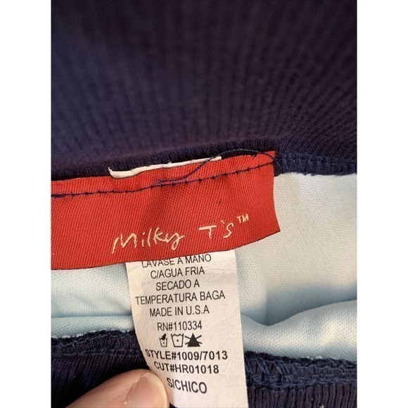 Vintage Milky T’s Navy Mesh Athletic Pants Y2K 1990’s Navy Blue Mandee’s NWT! S - Picture 3 of 8